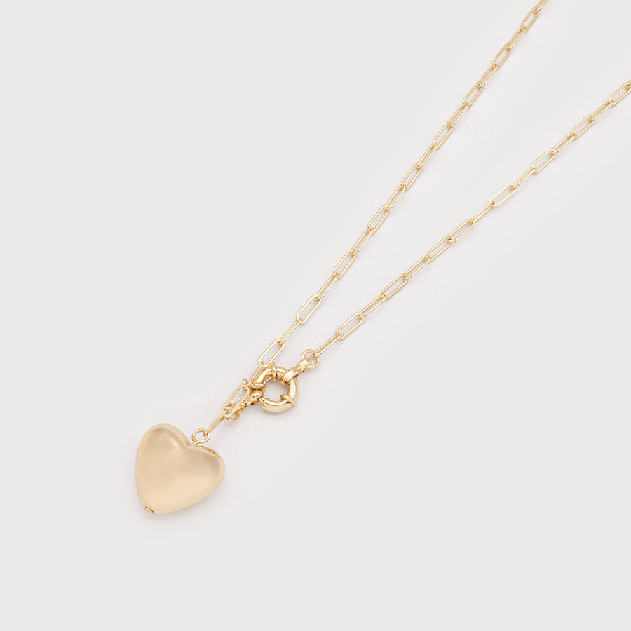 Heart pendant on chain 1745-GLD