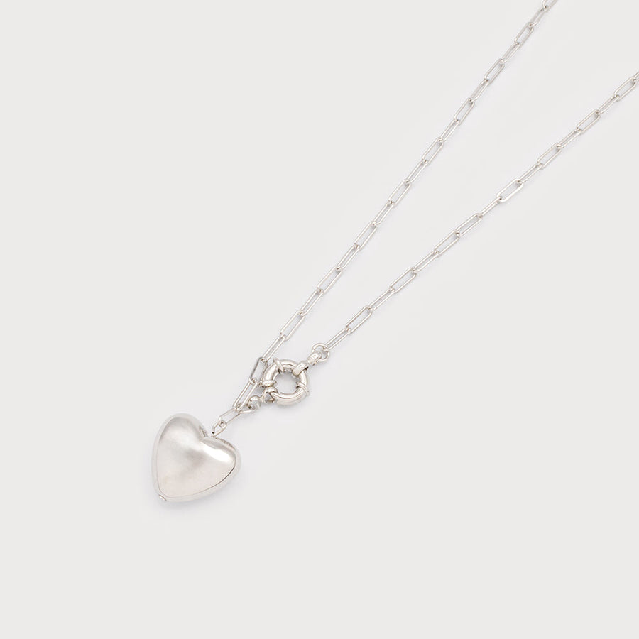 Heart pendant on chain 1745-SLV