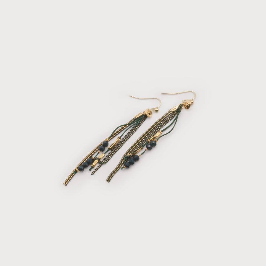 BOUCLES D&#39;OREILLES. BOUCLES D&#39;OREILLES 2366-GRN