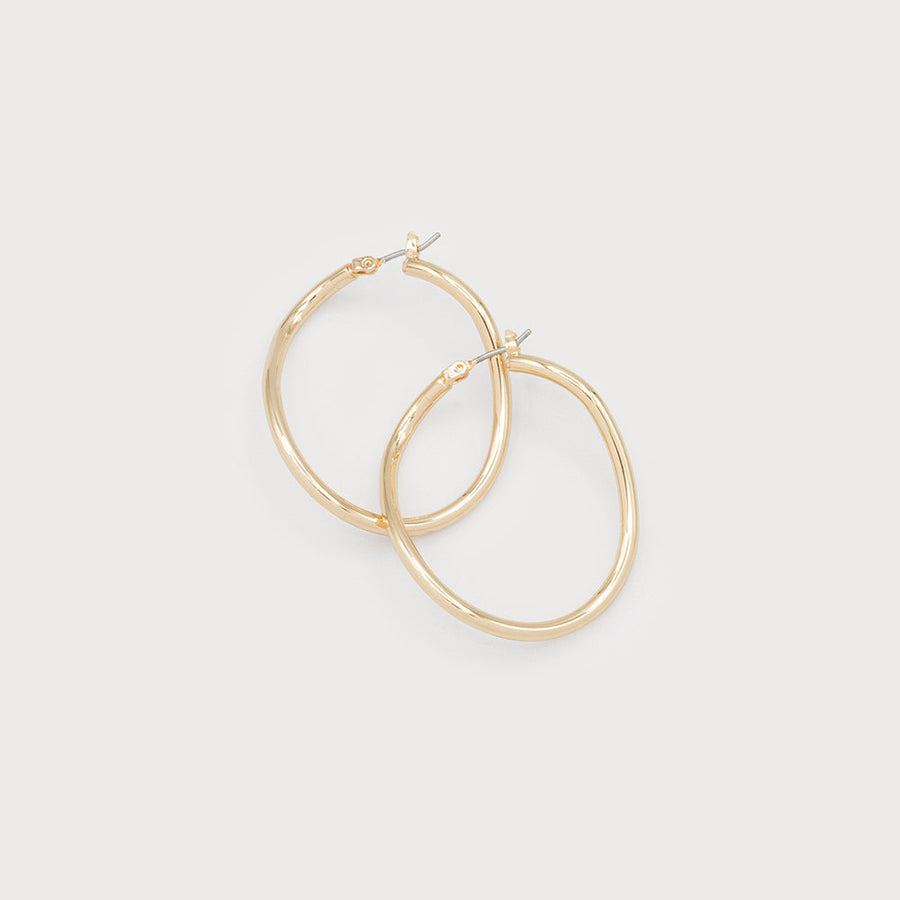 Irregular hoops 2689-GLD