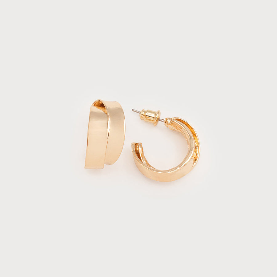 Double hoops on posts 2690-GLD