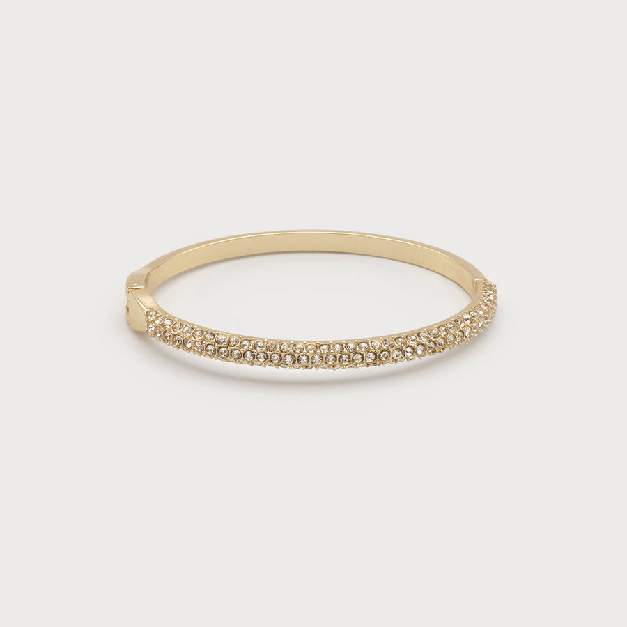 Bracelet rigide avec strass 3359-GLD