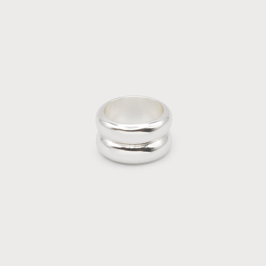 Double layer ring 4211-SLV