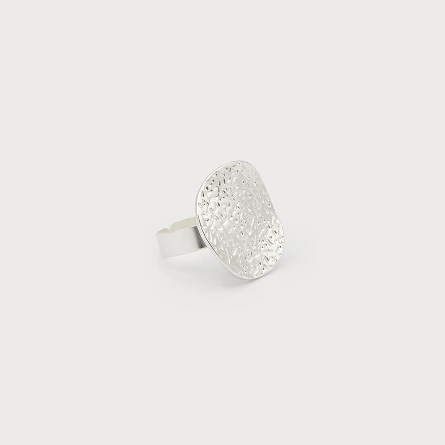 Textured disc ring 4213-SLV