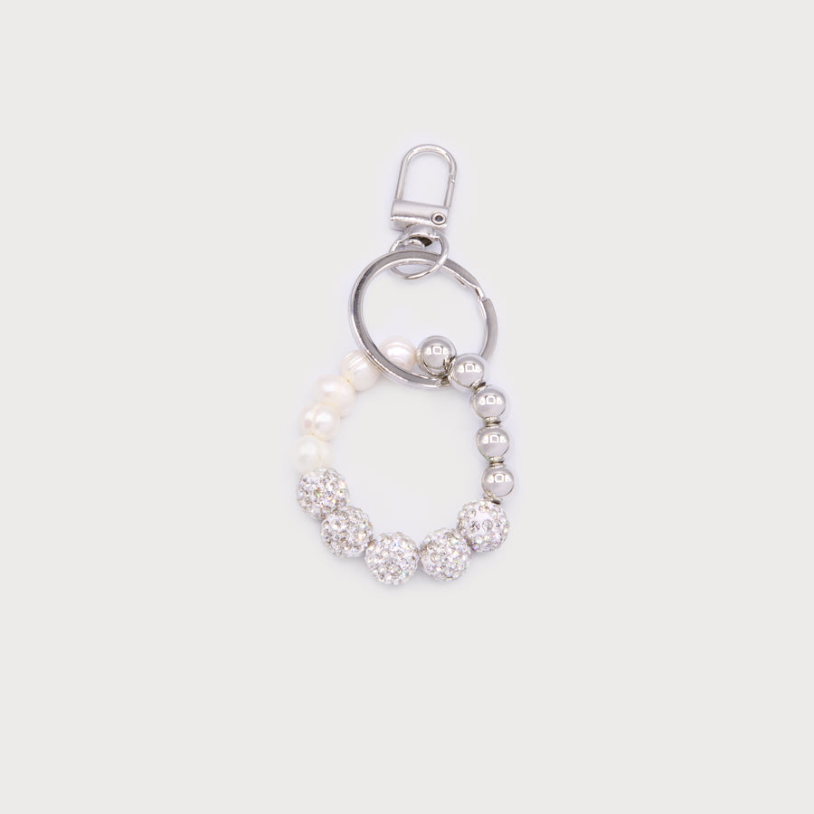 Keyring, the perfect accessory to compliment an handbag 5060-SLV