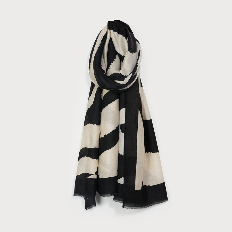 Lightweight two-tones scarf 6224-DUO