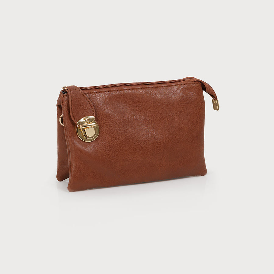 Sac bandoulière multi-poches, bandoulière réglable amovible et dragonne 7012-E-CAM