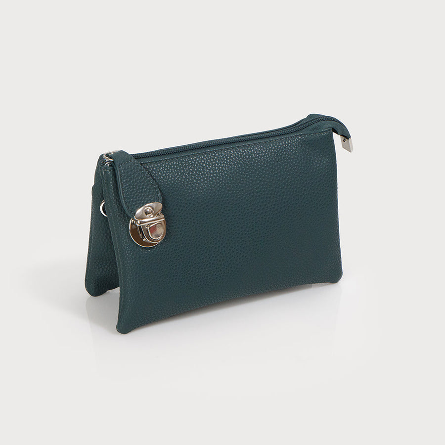 Sac bandoulière multi-poches, bandoulière réglable amovible et dragonne 7012-EME