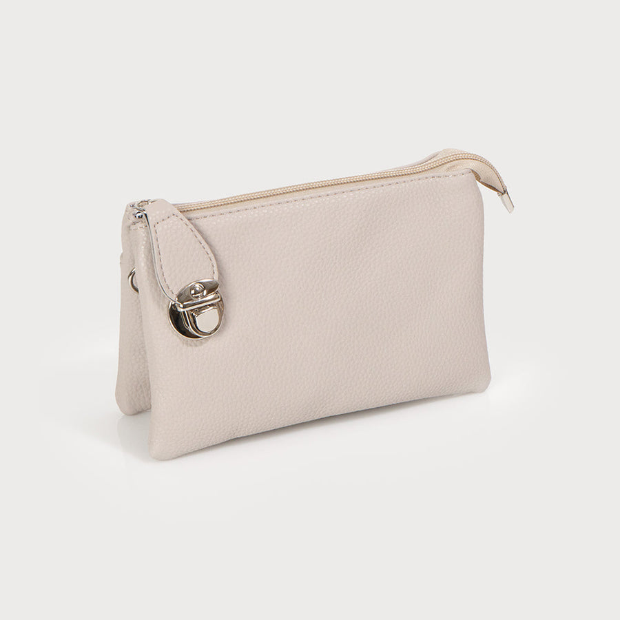Sac bandoulière multi-poches, bandoulière réglable amovible et dragonne 7012-LAC