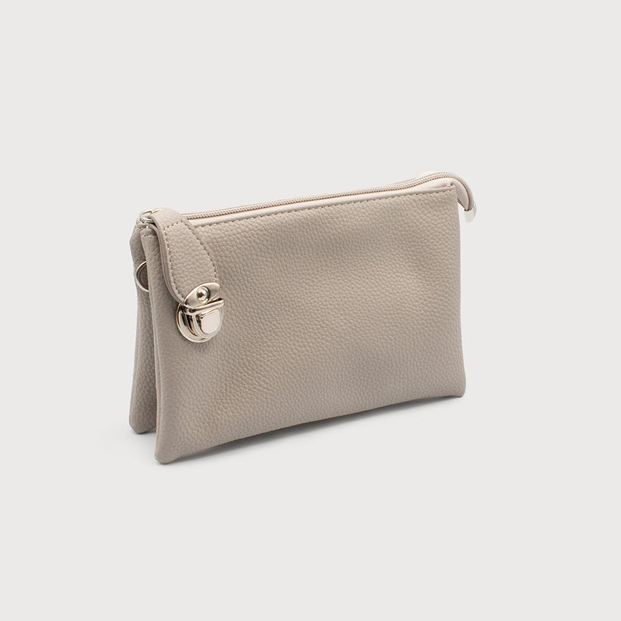 SAC À BANDOULIÈRE AVEC POCHES MULTIPLES, SANGLE RÉGLABLE AMOVIBLE ET POIGNET EN SIMILI-CUIR 7012-LTG