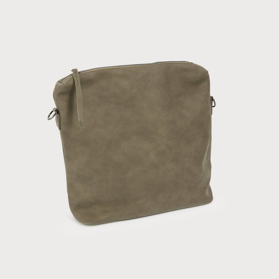 backpack/shoulder bag.removable & adjustable straps.grab handle.outside & inside zipped pocket. soft imitation leather 7134-GRN