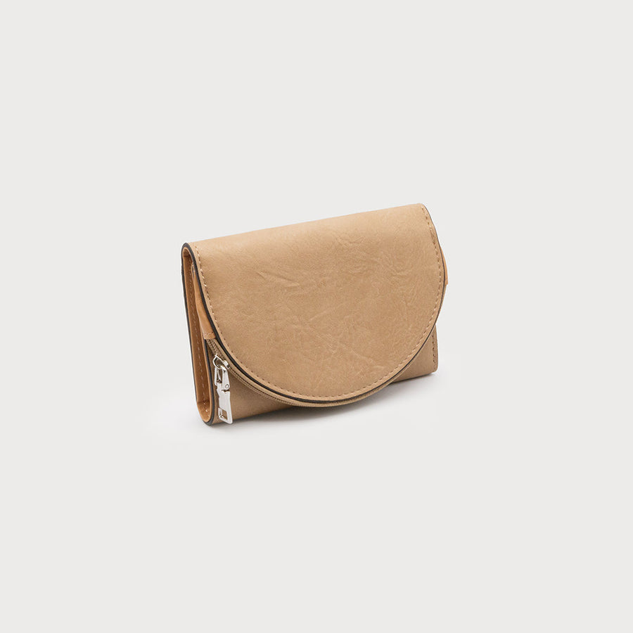 PORTEFEUILLE AVEC INSERTIONS MULTIPLES DE CARTES ET POCHETTE ZIPPÉE POUR LA MONNAIE - SIMILI CUIR 7154-BGE