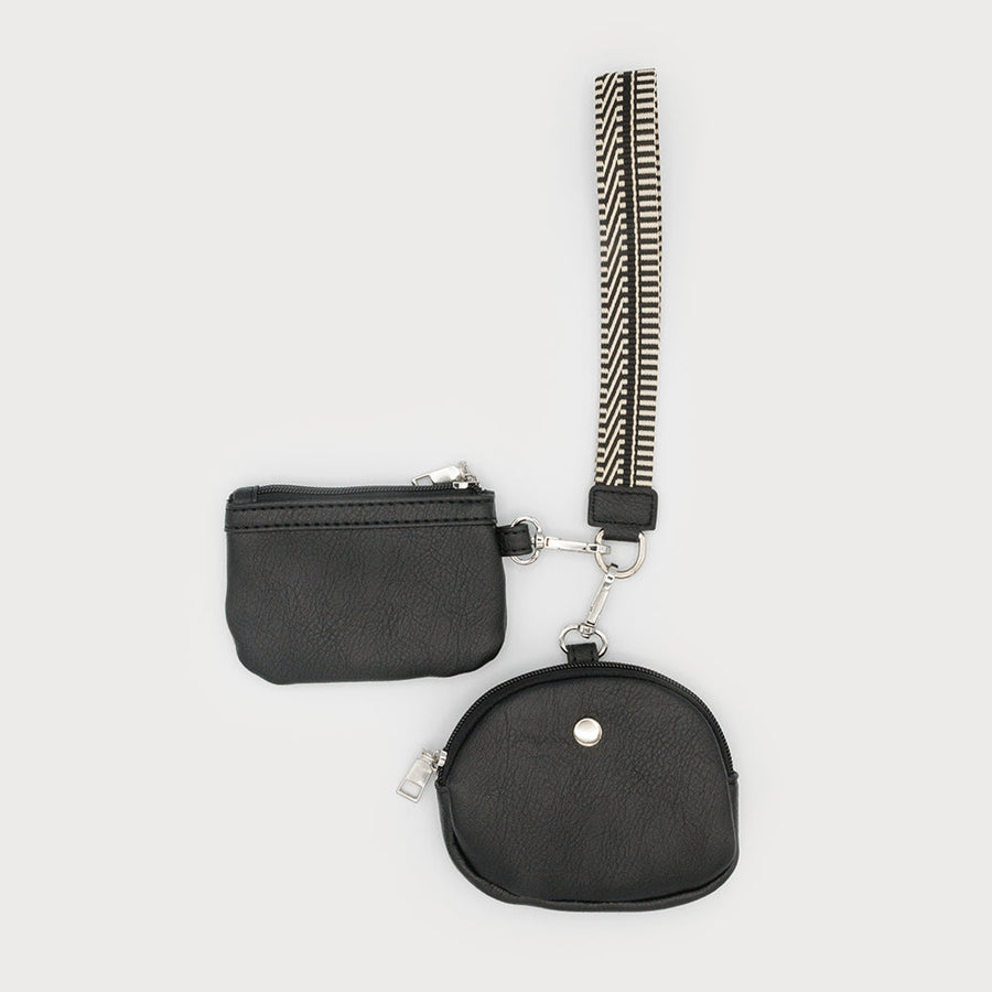 Small coins purse with guitar strap 7167-BLK