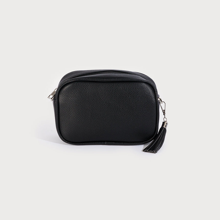 Sac photo avec fermeture à glissière, poche intérieure, bretelles et bandoulière amovibles et réglables pour une polyvalence maximale 7172-BLK