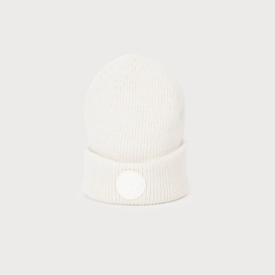 Warm & soft rib hat with logo 8004-IVO
