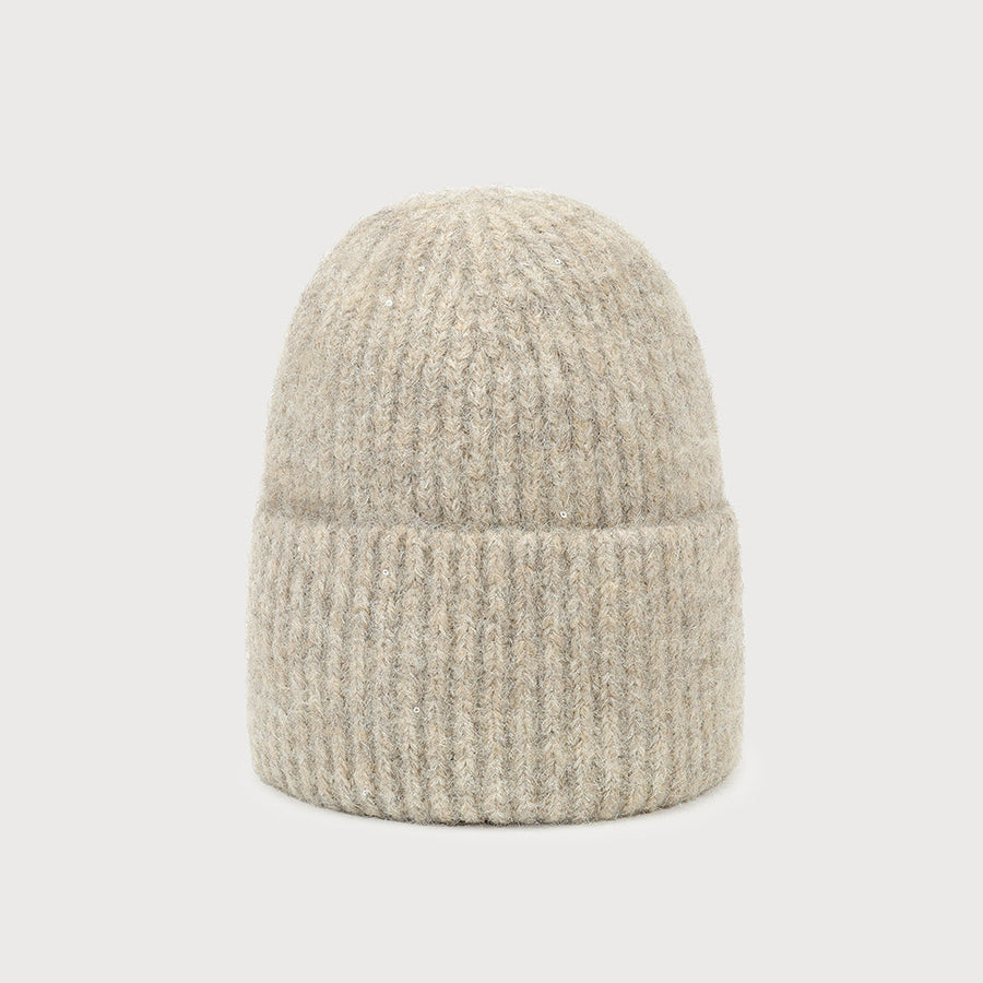Warm hat with sparkling accent 8009-BGE