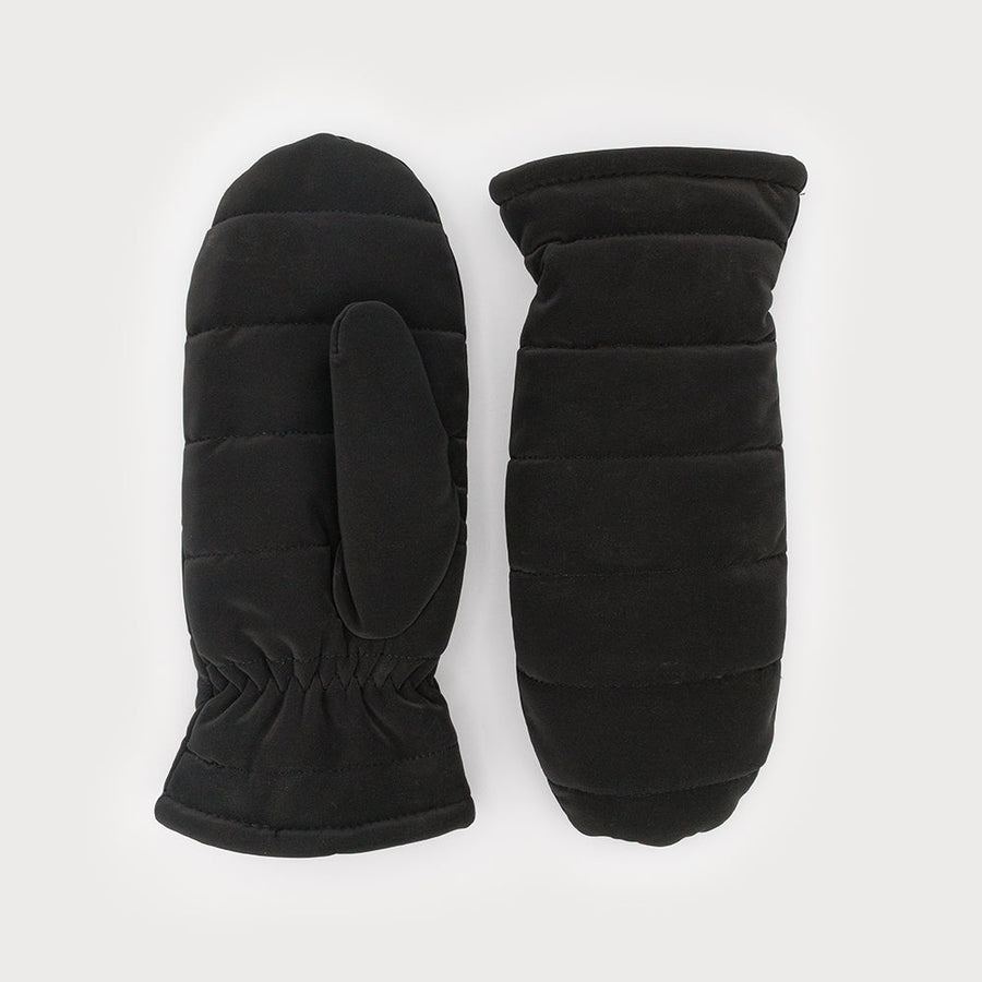 Mitaines matelassées mates 9014-BLK