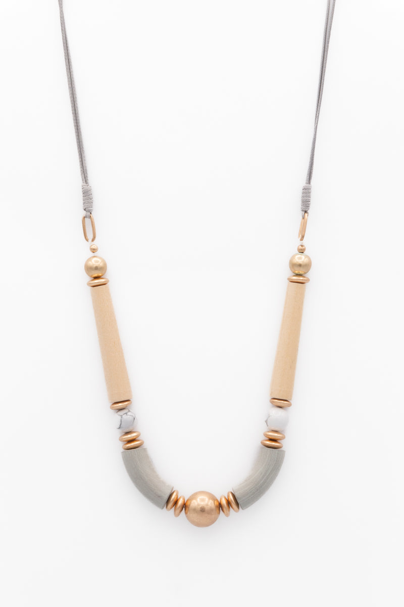 NECKLACE 1626-GRY-G