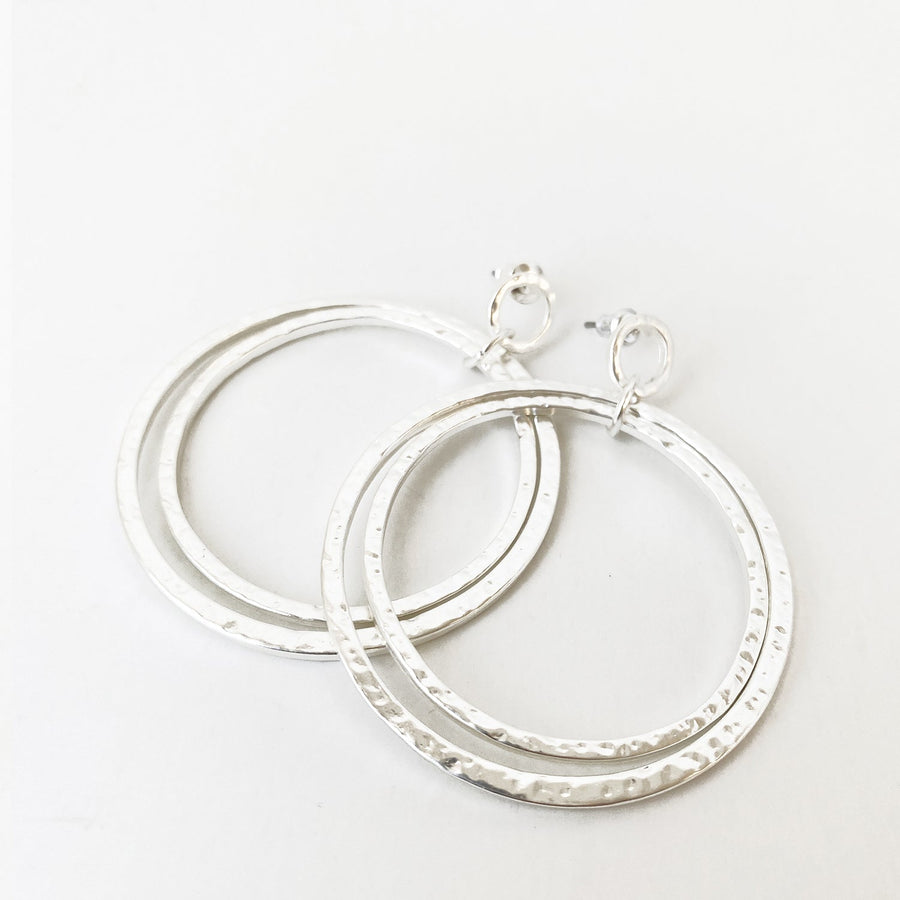 EARRINGS 2495-SLV-M