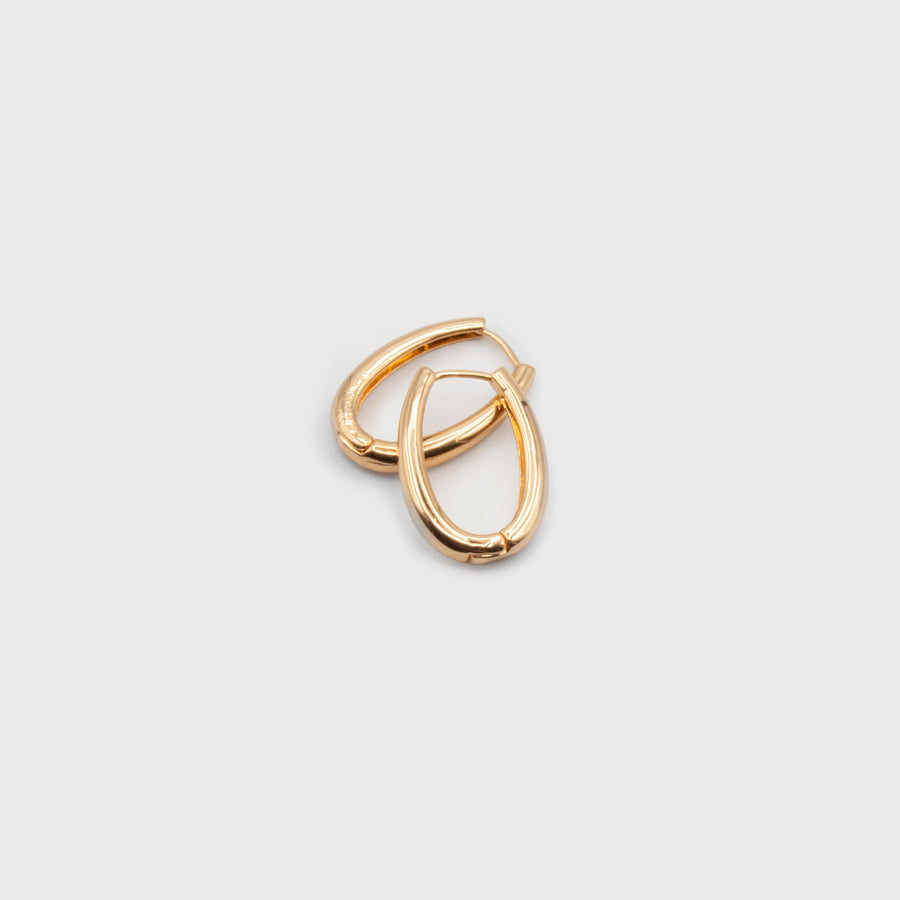 OVAL HOOPS 2601-GLD-S