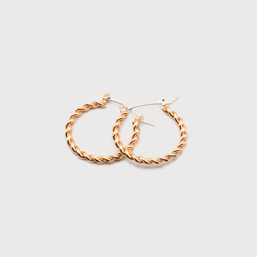 TWISTED HOOPS 2636-GLD