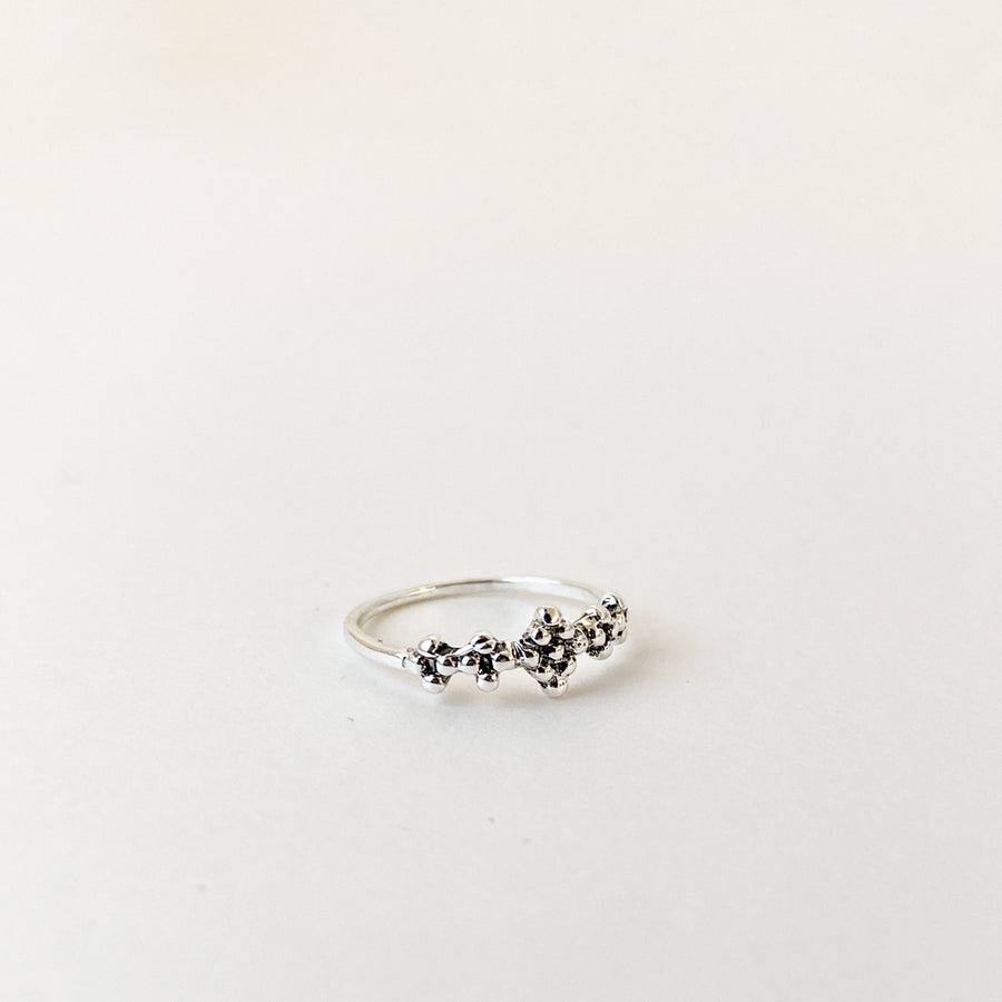 BAGUE AU FINI ANTIQUE - TRIO - ARGENT | ANTIC FINISH SIZED RING - TRIO - SILVER