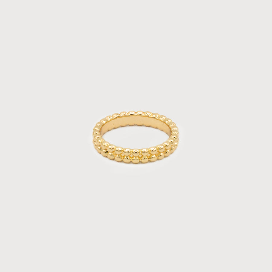 MINI BALL RING WITH DOUBLE EFFECT 4184-GLD