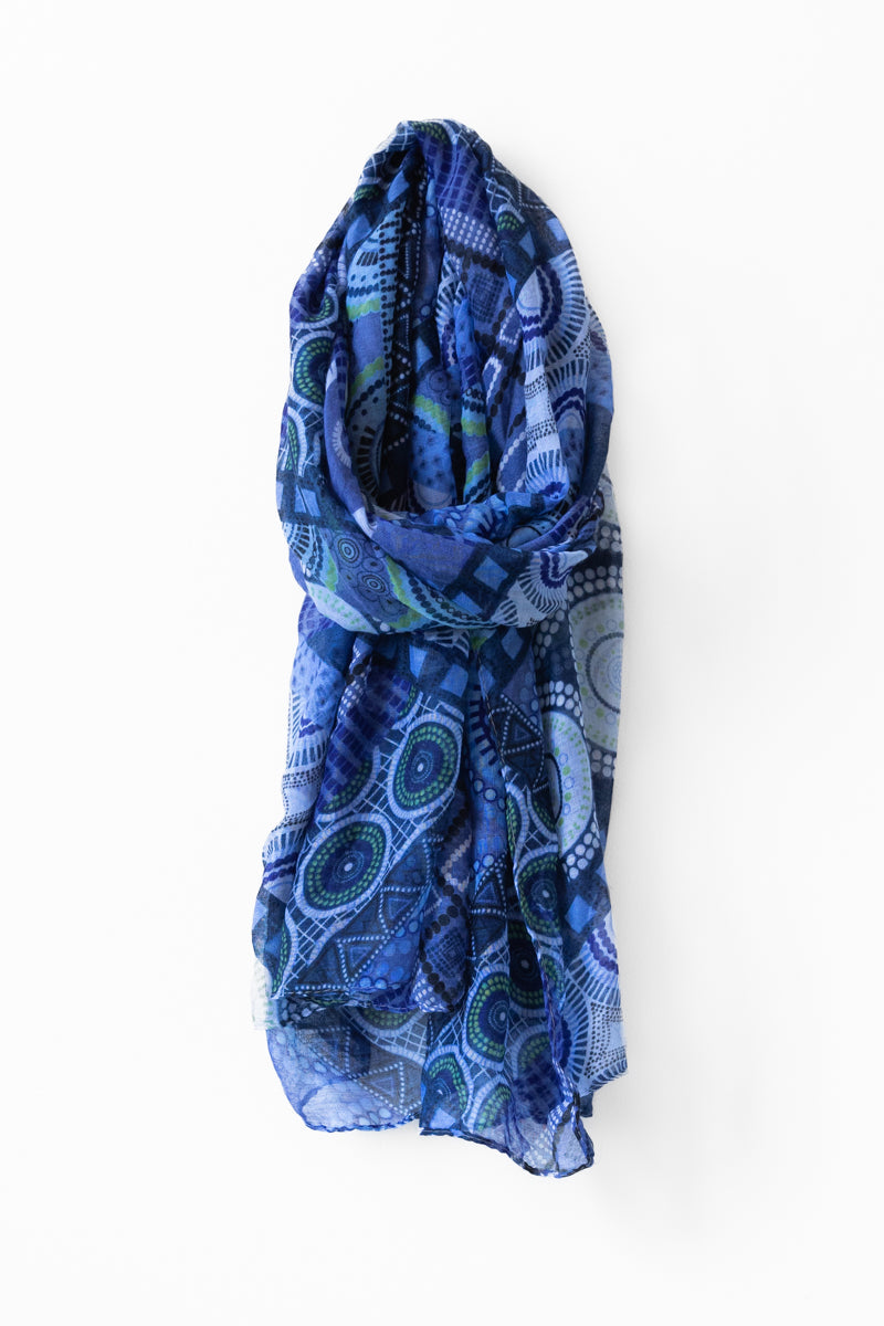 SCARF 6138-BLU